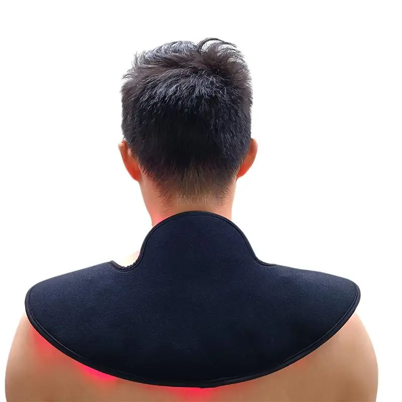 Near-infrared Shoulder And Neck Physiotherapy Shawl LED Red Light Hot Compress Shoulder Pad Shoulder And Neck Massage Home