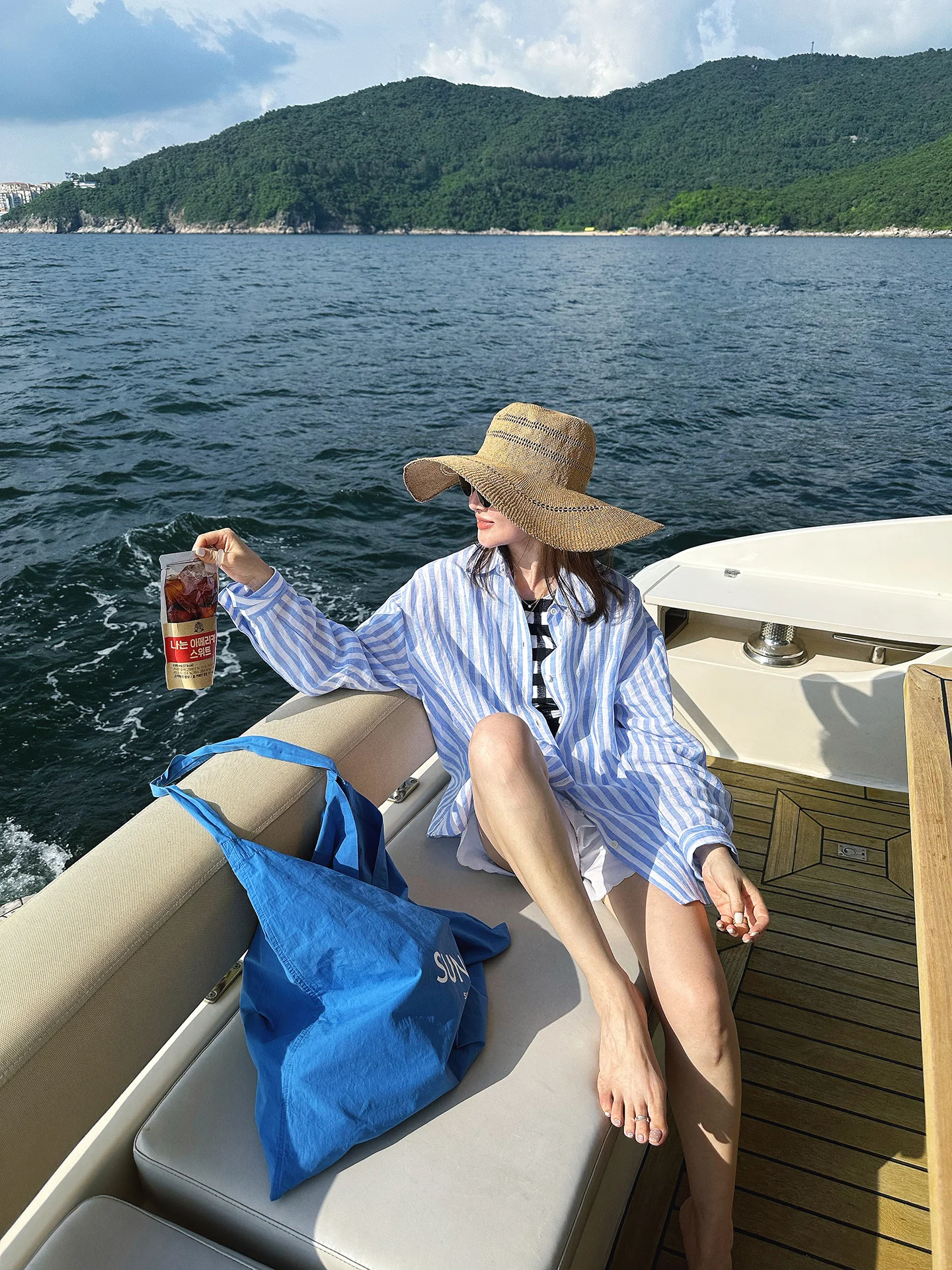 

AIMURSE Sea Fog, повседневная льняная полоска, удобная, универсальная, летняя, irt AM6909, женская прямая трубка, длинная све, дышащая