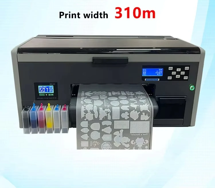 Desktop Digital Flatbed Printer New Easy-to-Operate Small Exquisite with Colorful Pigment & UV Ink