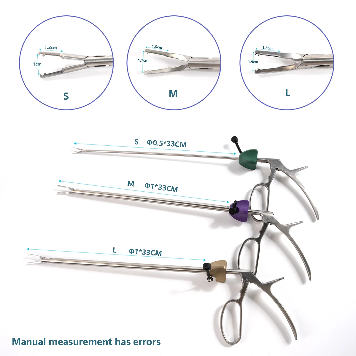 

Laparoscopic Plastic Polymer Clips 5mm 10mm Laparoscopic Reusable Hemolok Clip Forceps Applicator Veterinary
