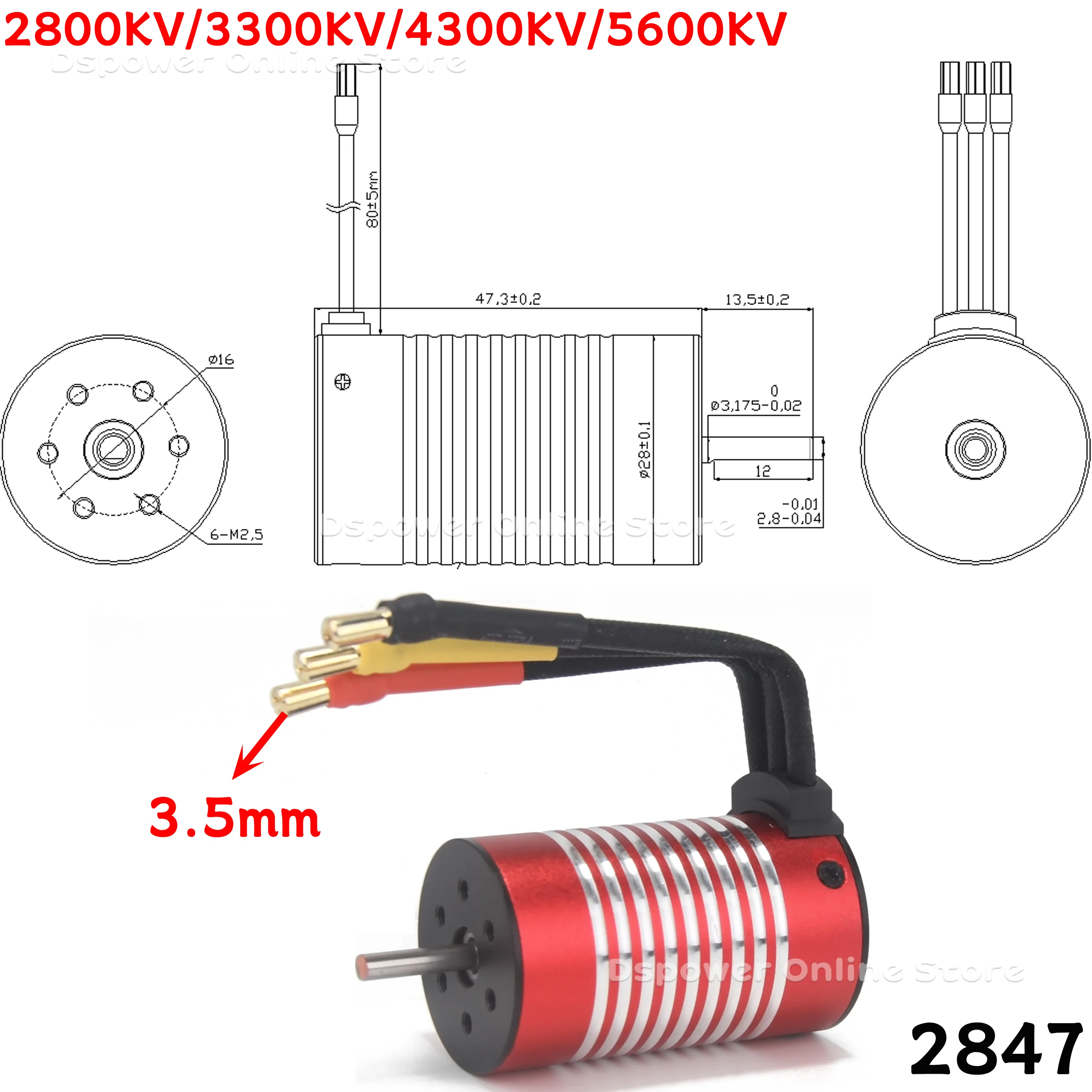NEEBRC 2847 2440 2435 3,175mm  – Tamiya Model Rc Car Bewertung und Preis