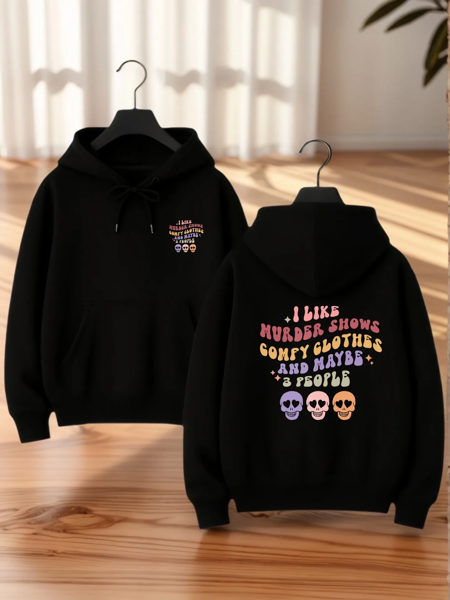 

Женская толстовка с графическим рисунком, буквенный принт и рисунок черепа, эстетика уличной одежды, мягкая ткань, повседневная повседневная одежда, для подростков