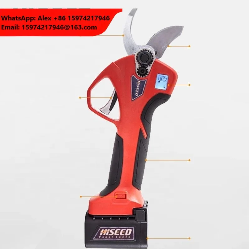 32mm Cordless 16.8V 2Ah Lithium Ion Garden Pruning Shear For Plant Electric Rechargeable Fruit Branch Scissors