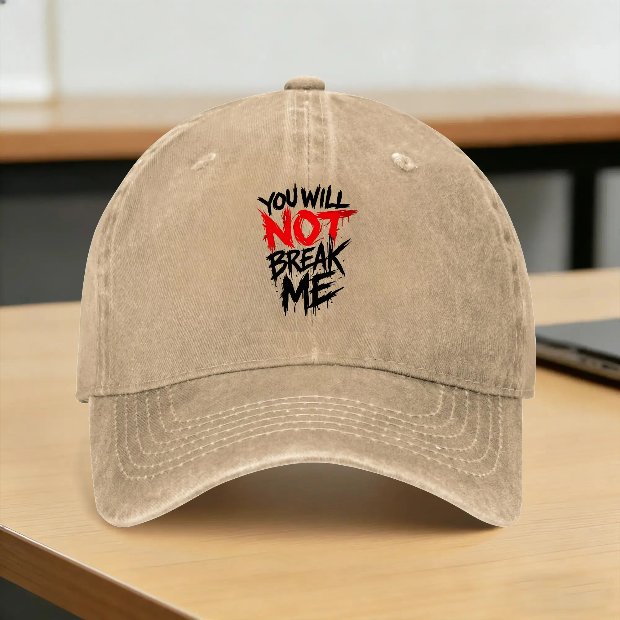 Dungeon Crawler Carl You Will Not Break Me Casual Baseball Cap  Outdoor Sport Trucker Hat Spring Sun-Proof Retro Baseball Caps