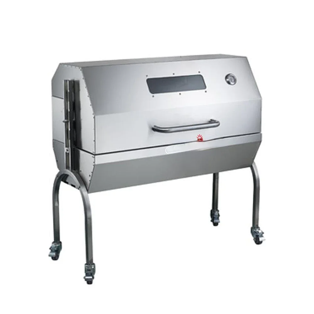 2024 Guarantee Quality Stainless Steel Rotisserie Chicken Cabinet Gas Grill Outdoor Kitchen Folding Portable BBQ Gas Grill