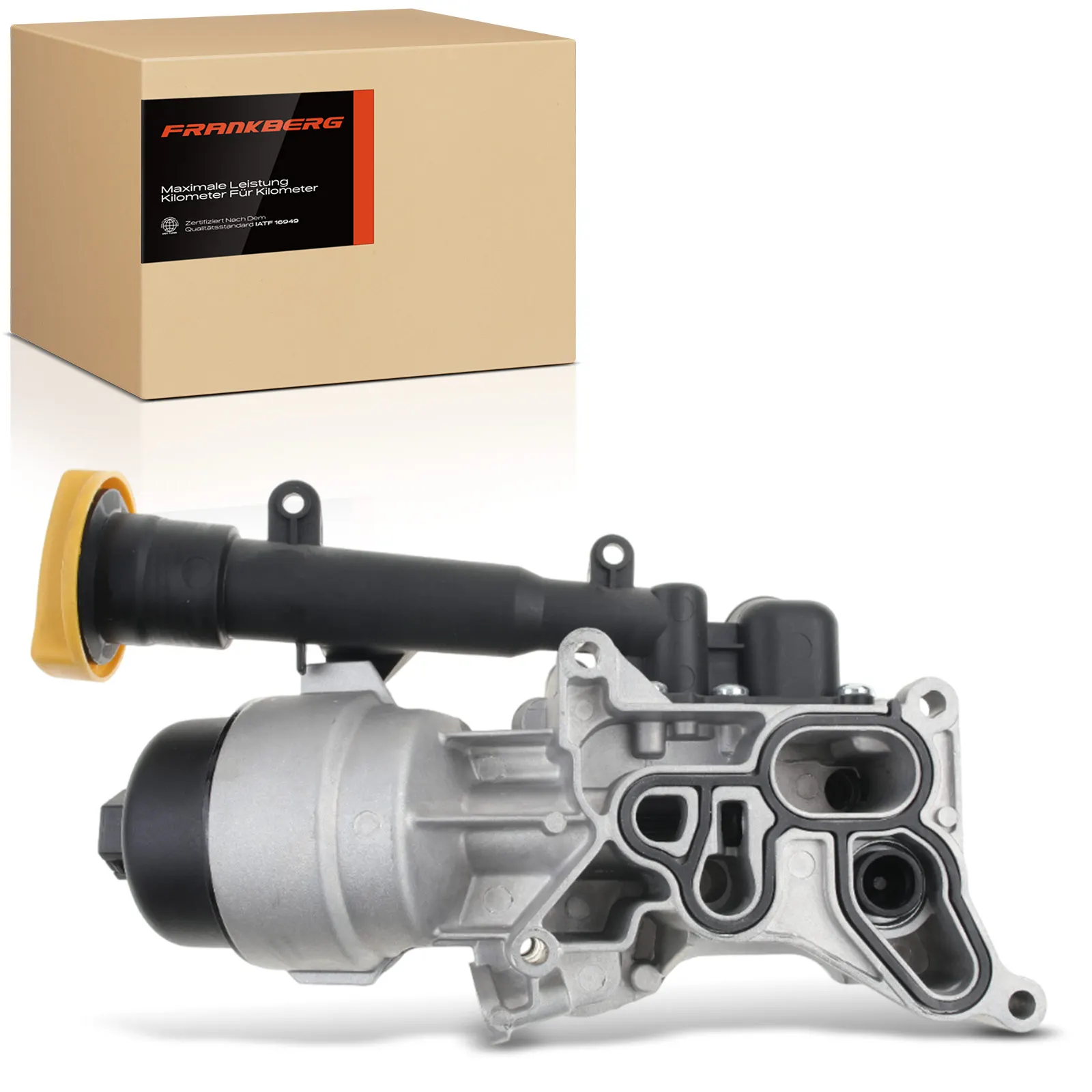 Frankberg 1x Ölkühler+Ölfilter für Fiat Doblo Panda Punto Opel Astra H J Corsa C D Combo 1.2L 93184546 5650358 93177482 5650341