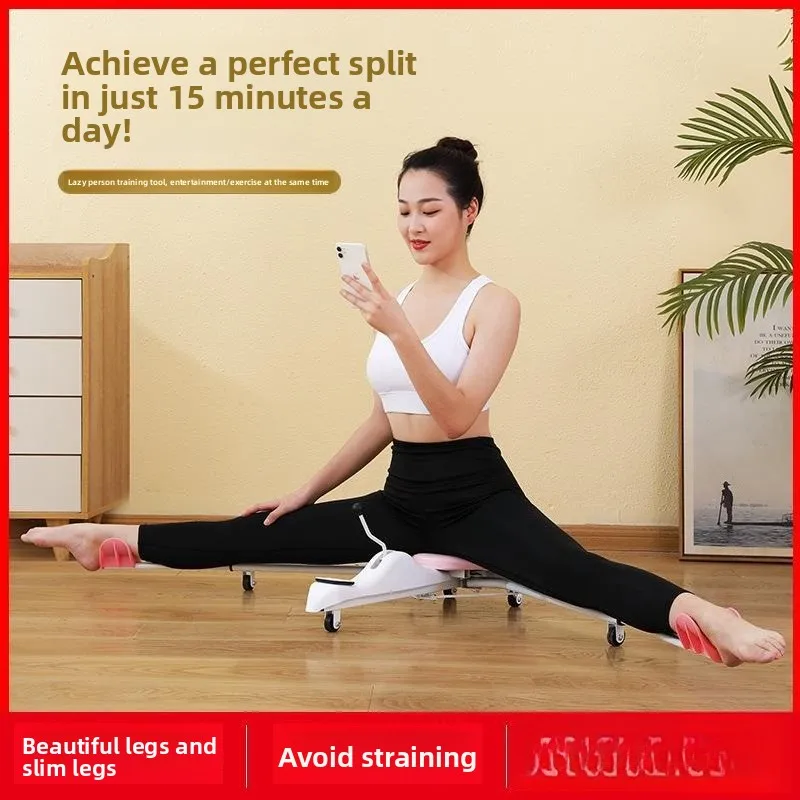 One-word horse trainer, stretch tendons, horizontal and vertical splits, press leg ligaments, stretch and grow high yoga