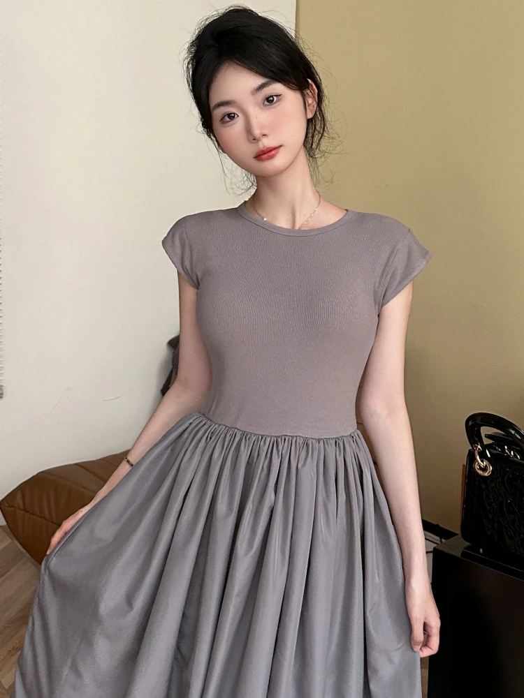 Oversize Women 4XL Summer Long Dresses Lolita Mori Girl Style High Waisted Off Shoulder Ruffle Dress Sundress jurk dames - Image 6