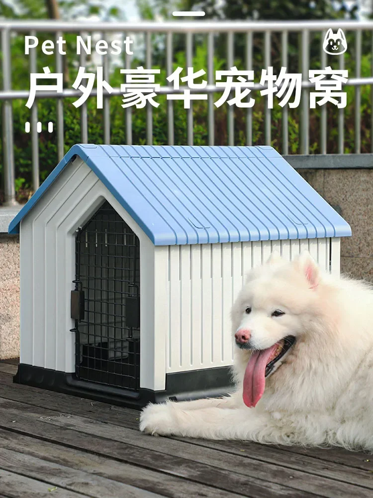 Small Dog Kennel Small Teddy Dog House Outdoor Outdoor Medium Dogs Bichon Corgi Winter Warm