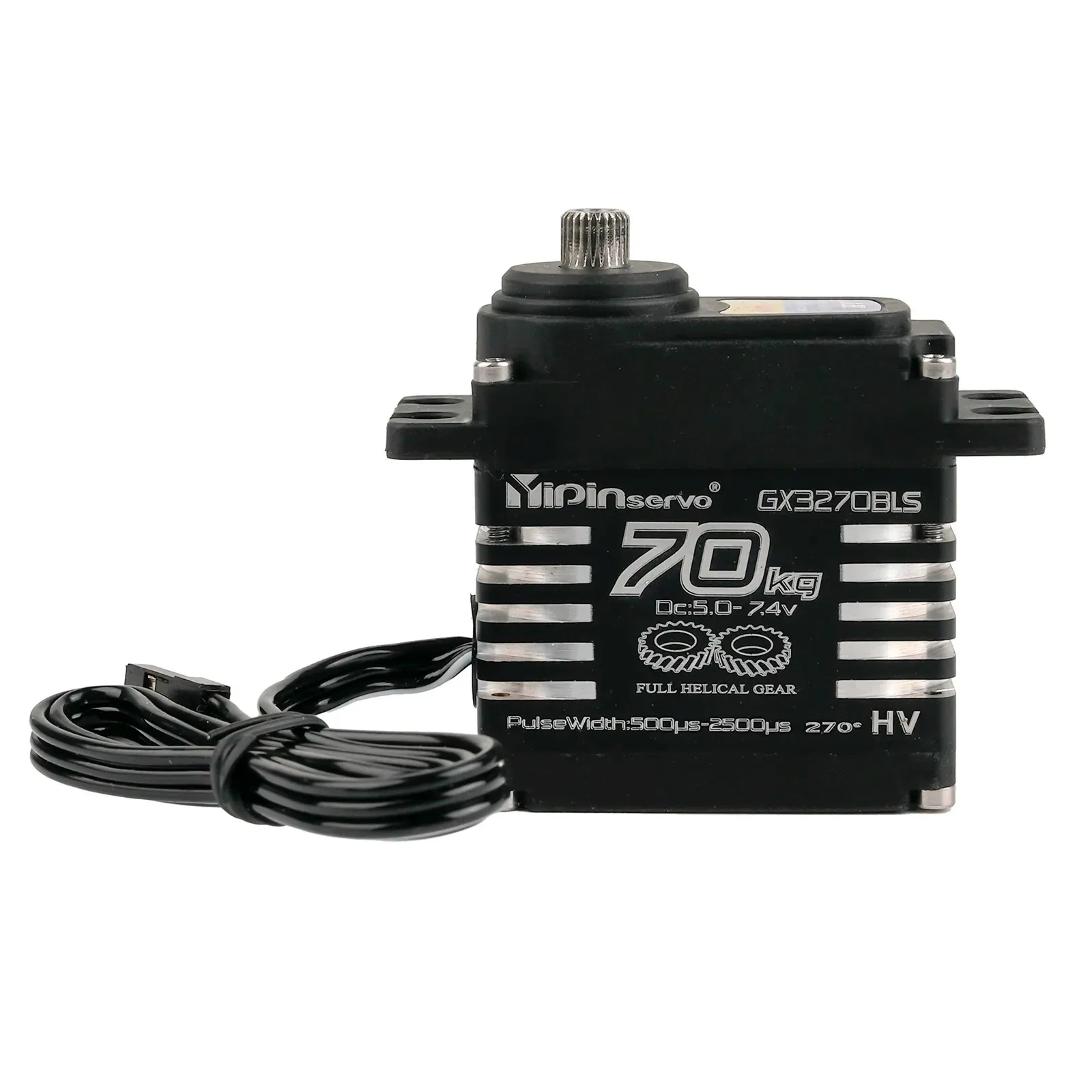 GX3345BLS 45KG Brushless Digital Servo High Torque Metal Gear 180/270 Degree Waterproof for 1/8 1/10 RC Crawler Truck Robot