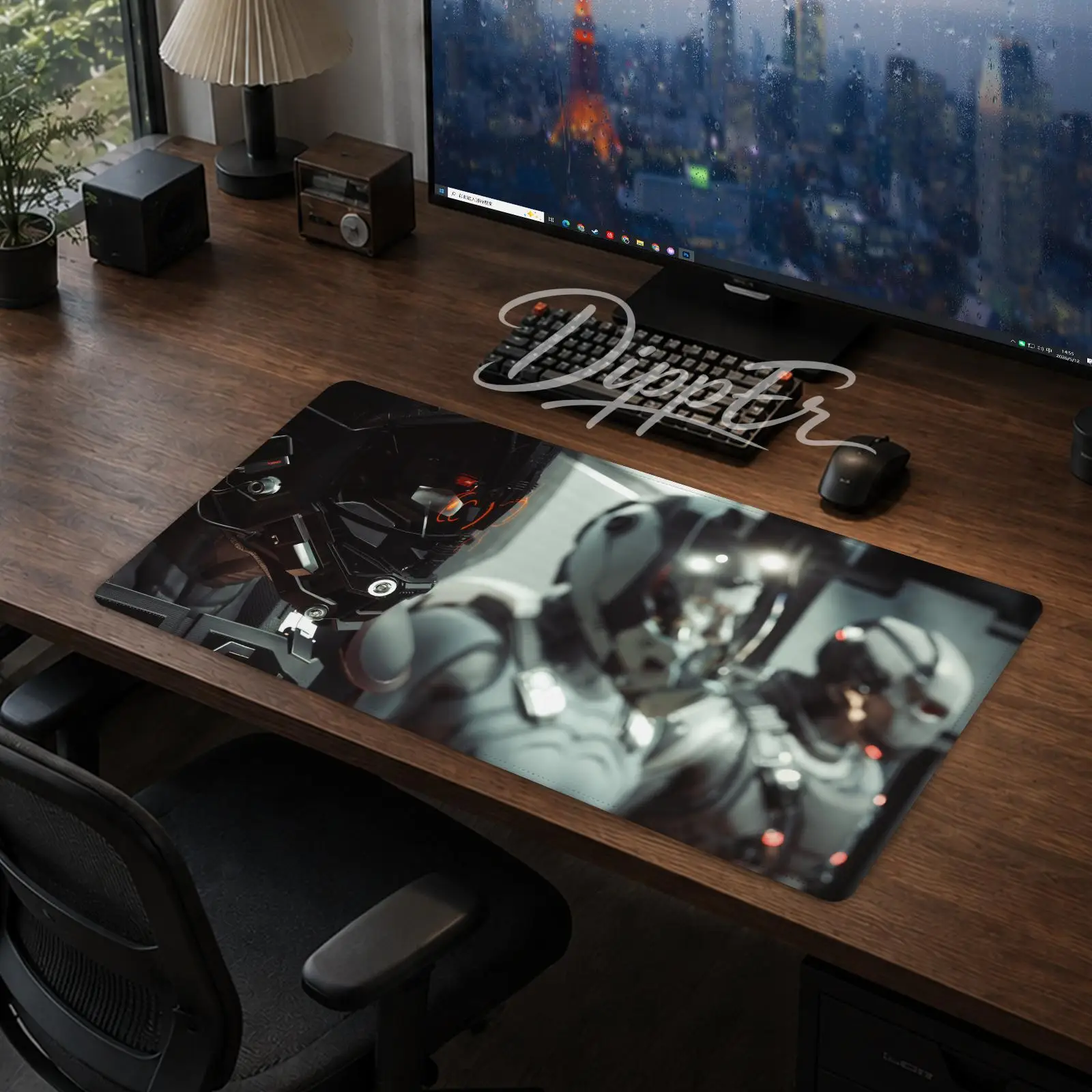 A-Star Citizen Mauspad, Büro, große Schreibtischunterlage, Gaming-Mauspad, Gummiunterseite, rutschfestes Kissen, 900 x 400