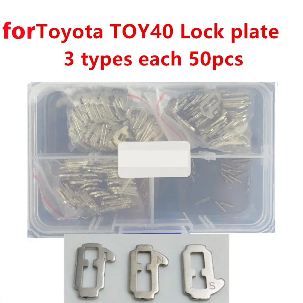 150PCS/Lot TOY40 Car Lock Reed Lock Plate For Toyota Camry Crown Auto Repair Kits Locksmith Supplies I S N Types Each 50pcs