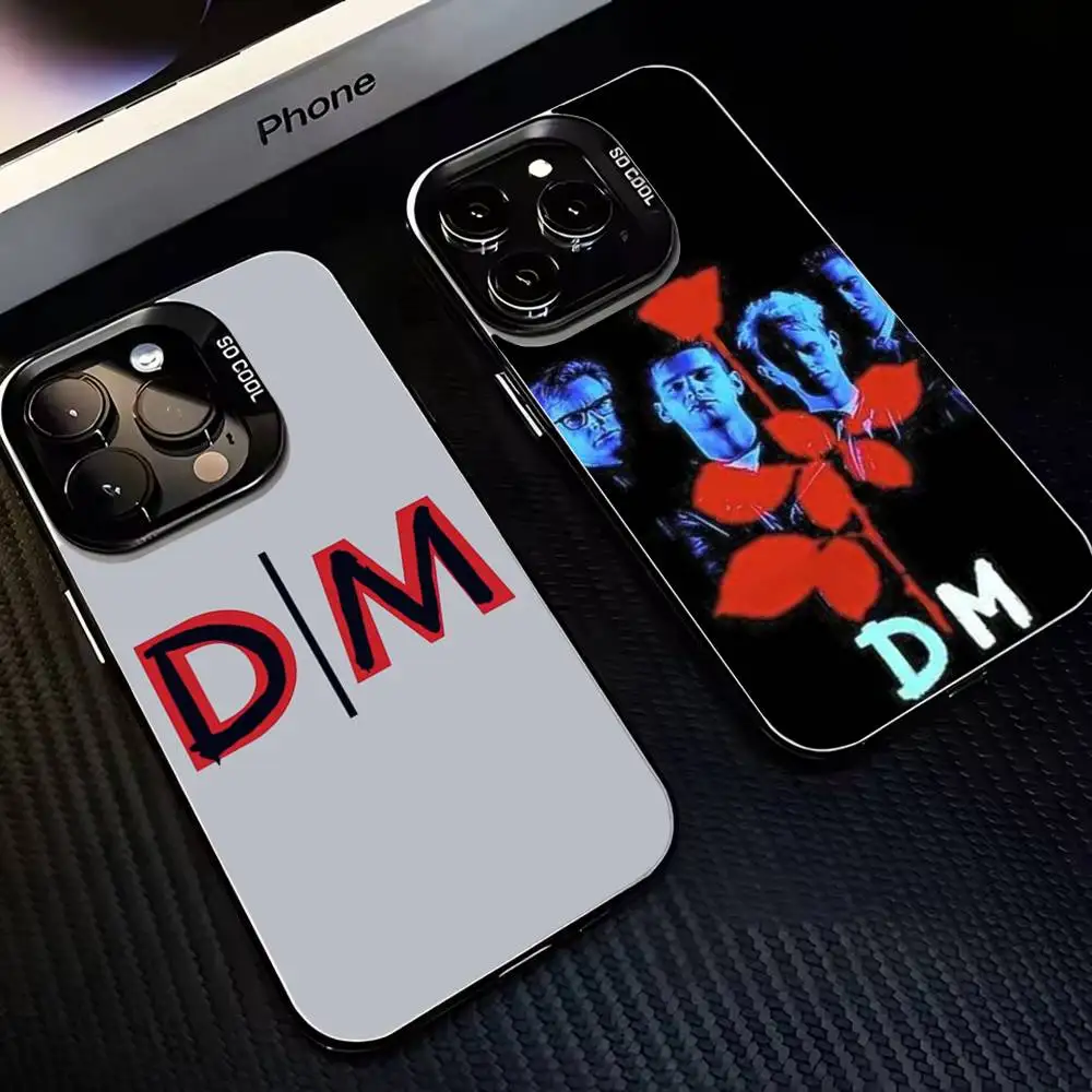 

The D-Depeche M-Mode Phone Case For iPhone 16,15,14,13,12,11,Mini,Pro,MAX Black Matte Shockproof Cover