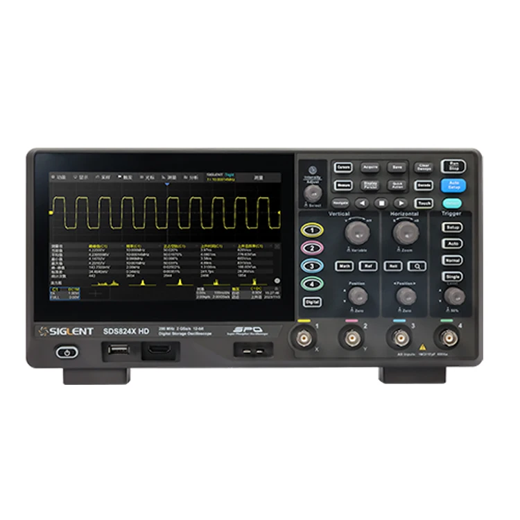 

China SDS812X HD 100 MHz 2 Channel Analysis Probe Options Siglent Digital Oscilloscope