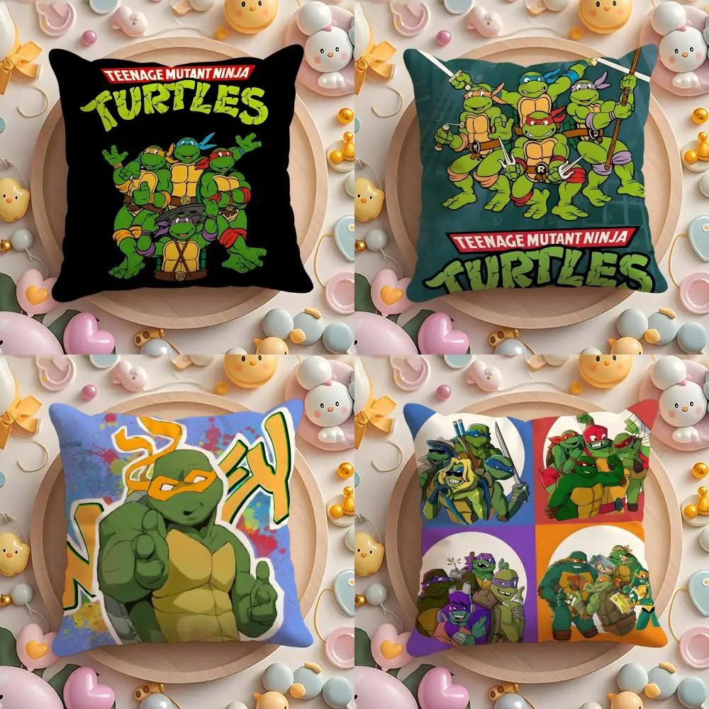 

Teenage Mutant N-Ninja Turtles Cushion Cover Home & Car Multi-Scene Pillow Cover - Reversible, Soft & Durable for Daily Use