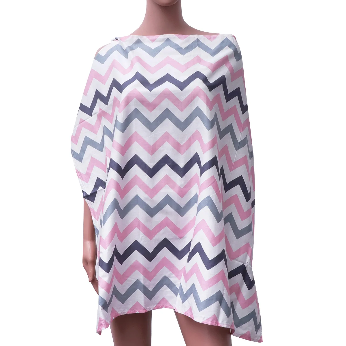 

Cotton Stripe Nursing Cover Durable Breastfeeding Scarf for Walk Travel Outdoor Stroller Cover Breastfeeding Scarf