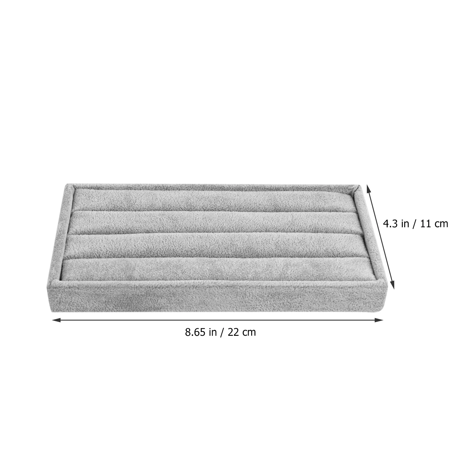 طبق تخزين المجوهرات المدمج مع لمسة نهائية ناعمة مثالية لمنظم سطح المكتب والمجوهرات وتخزين أشتات صغيرة #4