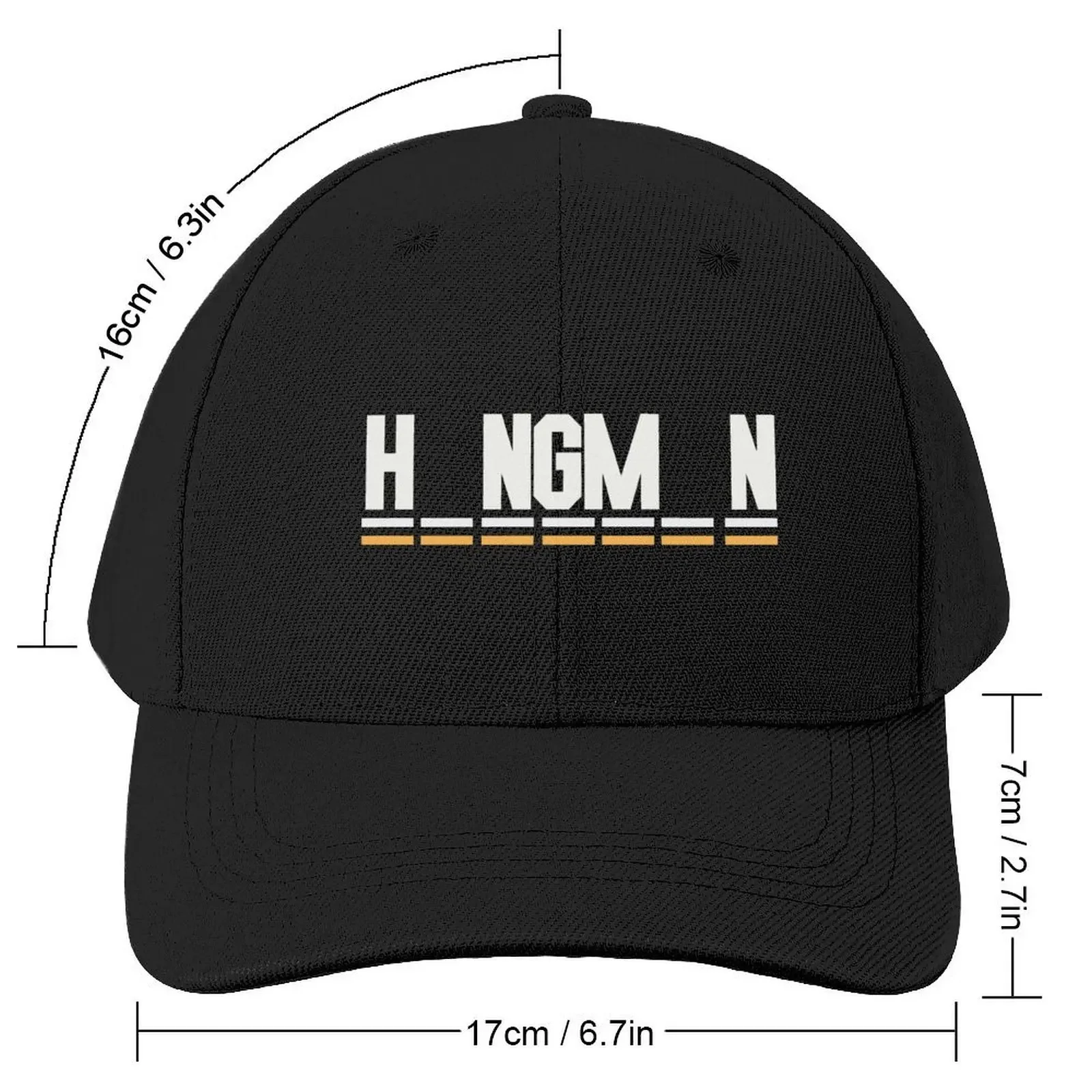 hangman white and yellow2 Baseball Cap black Vintage Trucker Hat Fluffy Hat Men Hats Women's