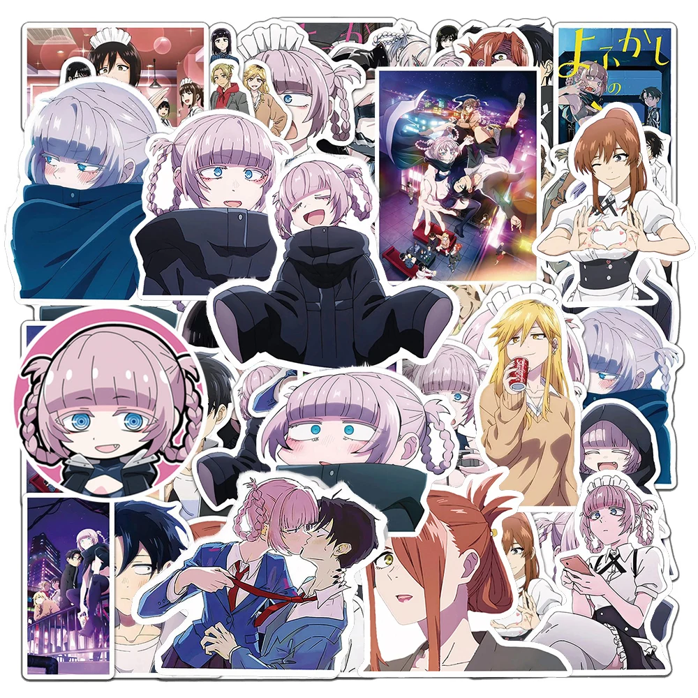 

10/30/50pcs CALL OF THE NIGHT Anime Stickers Cute Nanakusa Nazuna Cartoon Sticker Laptop Phone Luggage Japanese Manga Decals Toy