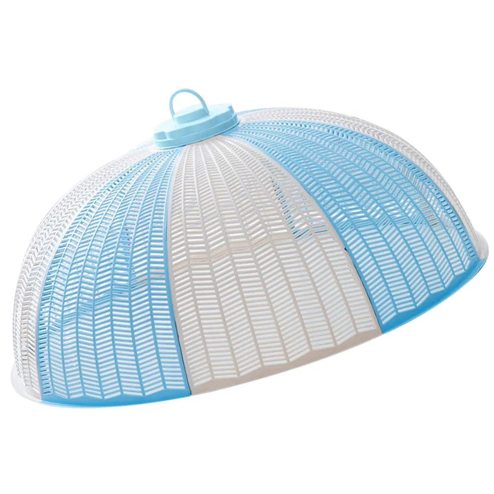 

Hollow-Out Mesh Food Cover Dome with Handle Premium Stainless Steel Food Protector for Indoor Outdoor Dining Table Picnic