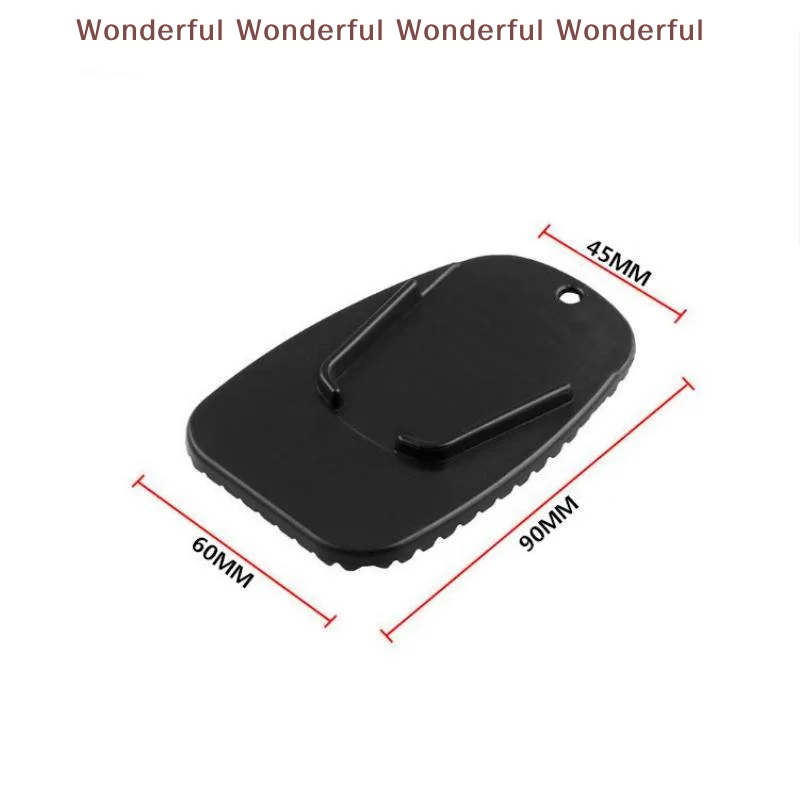 Motorcycle Side Stand Pad Kickstand Support Plate Anti Slip Foot Enlarger For Off Road Motorbike Parking Use