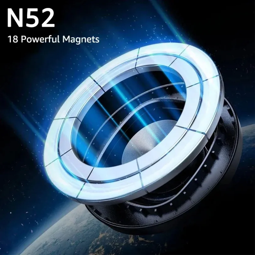 1 шт., магнитный держатель для телефона с узором компакт-диска, аксессуар для MagSafe iPhone 16-12, Samsung Xiaomi, для 17 мм, шаровая головка, крючок для выхода воздуха, подставка