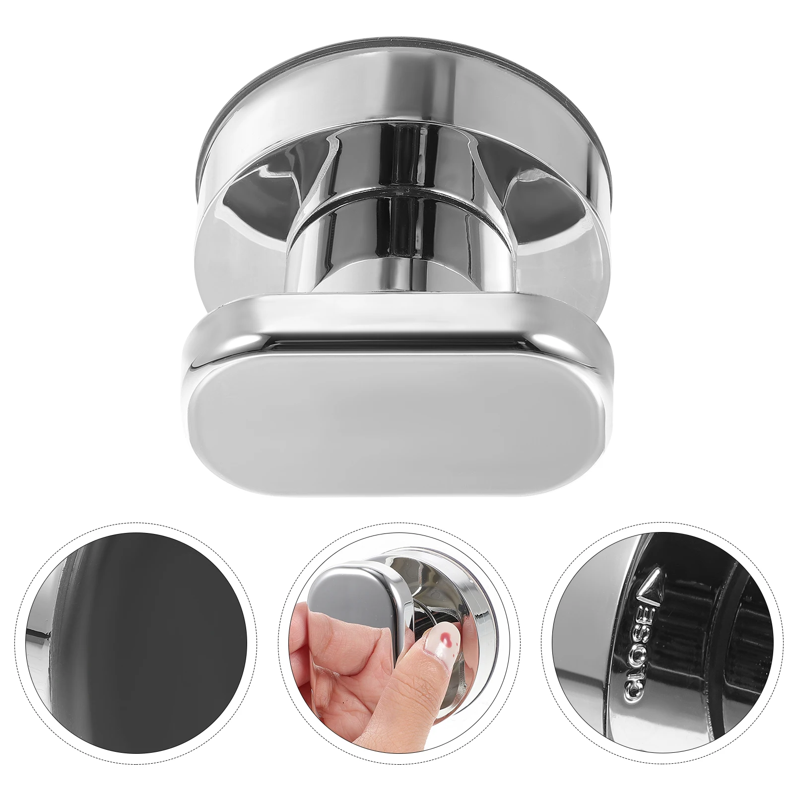 مقبض كوب شفط ذاتي اللصق، مقبض درج، مقبض مساعد لسحب الباب، سهل التركيب لأثاث خزانة الملابس في النافذة