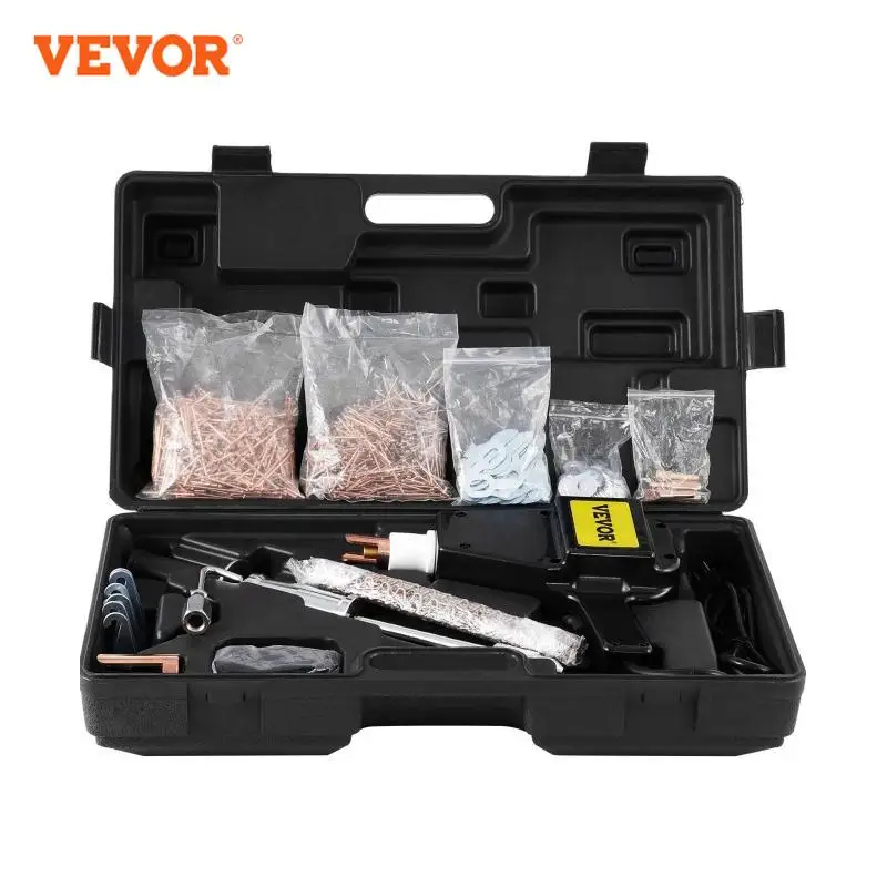 VEVOR Spot Welder Auto Body Stud Welder Machine 110V 800VA con Slide Hammer Stud Welding Starter Kit strumenti di riparazione per Auto