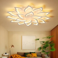 IRALAN Led Ceiling Light Dimmable Brightness Art Deco Lighting Fixtures Phone APP Control Cold Warm Light