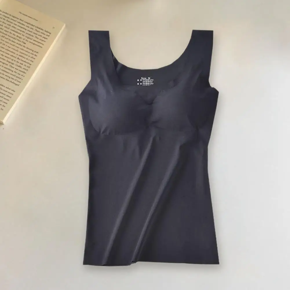 Women Vest Seamless Chest Pads Camisole Wireless Daily Wear Push Up Women Tank Top Female Sports Clothes Chaleco Femenino