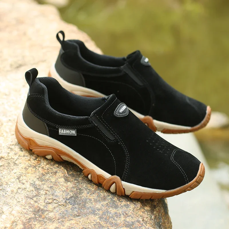 2023 nowy odkryty Camping światła do biegania szczęście buty Jogging Casual męskie buty sportowe antypoślizgowe mokasyny buty górskie 39-46
