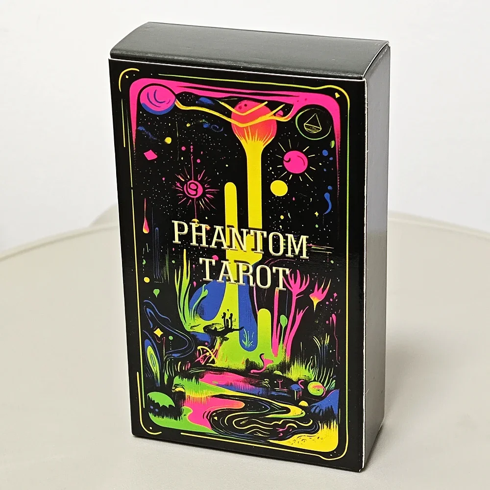 سطح التارو فانتوم يعتمد على نظام رايدر وايت 10.3*6 سم 78 بطاقة تاروت ملونة
