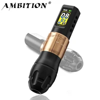 Ambition C3 máquina de tatuaje inalámbrica profesional pluma 7 carrera ajustable 2,0-4,2mm Motor Sin Núcleo maquillaje corporal para artistas de tatuajes