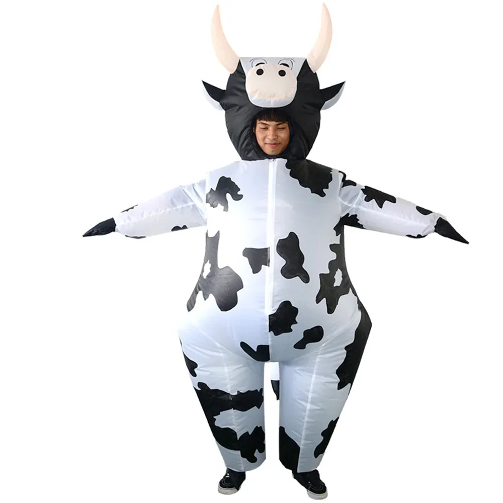 

Cow Inflatable Monster Costume Scary Blow Up Cosplay Inflatable Costume For Adult Halloween Christmas Party Festival Stage