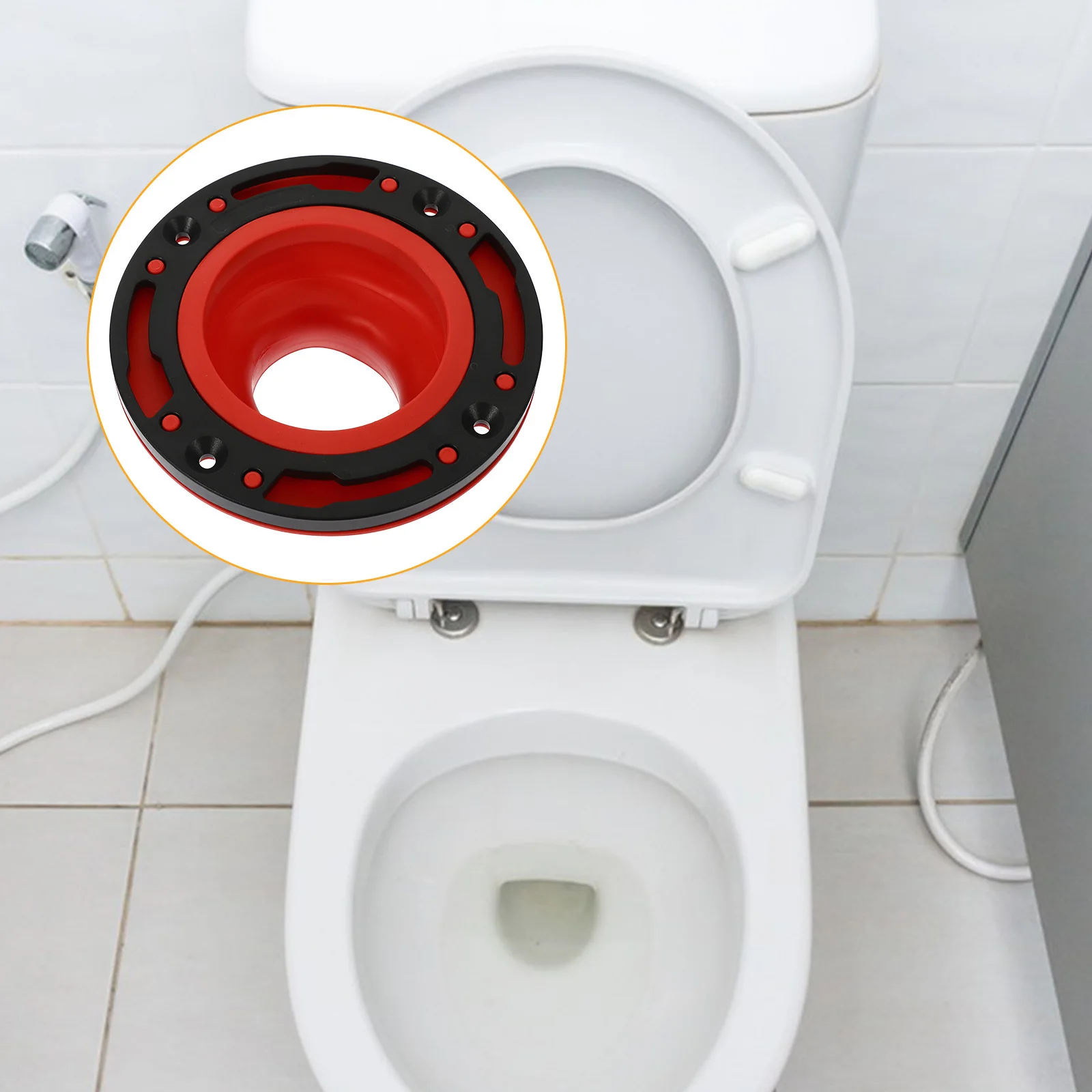 

1Set Durable Silicone Toilet Flange Sealing Ring Universal Bowl Gasket Anti-Leakage Bathroom Toilet Bowl Sealing Ring