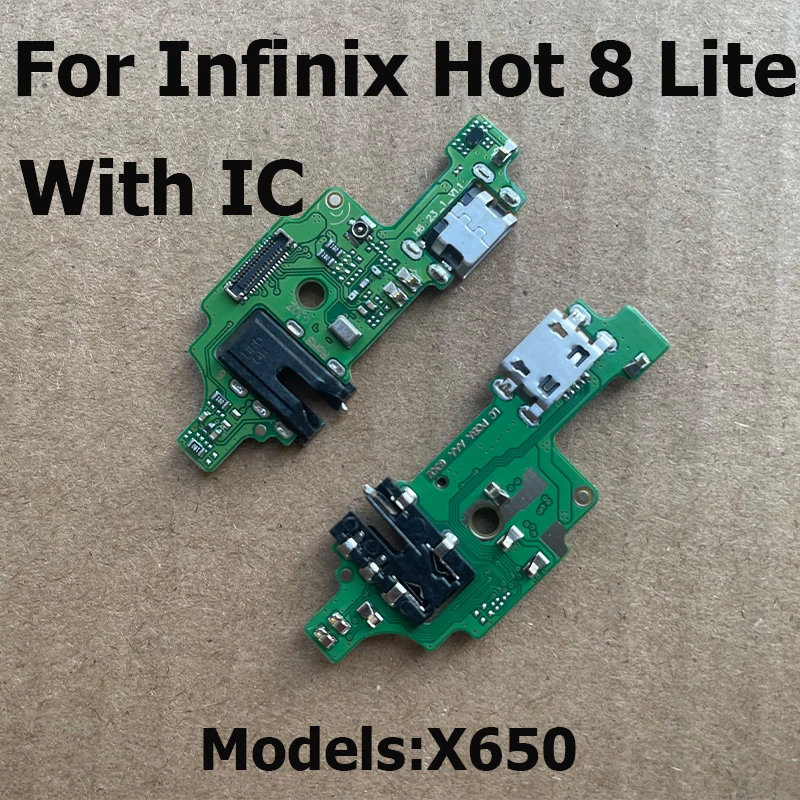 New For Infinix Hot 8 Usb Charging Dock Port Board Usb Charger Connector For Hot 8 Lite Flex Cable