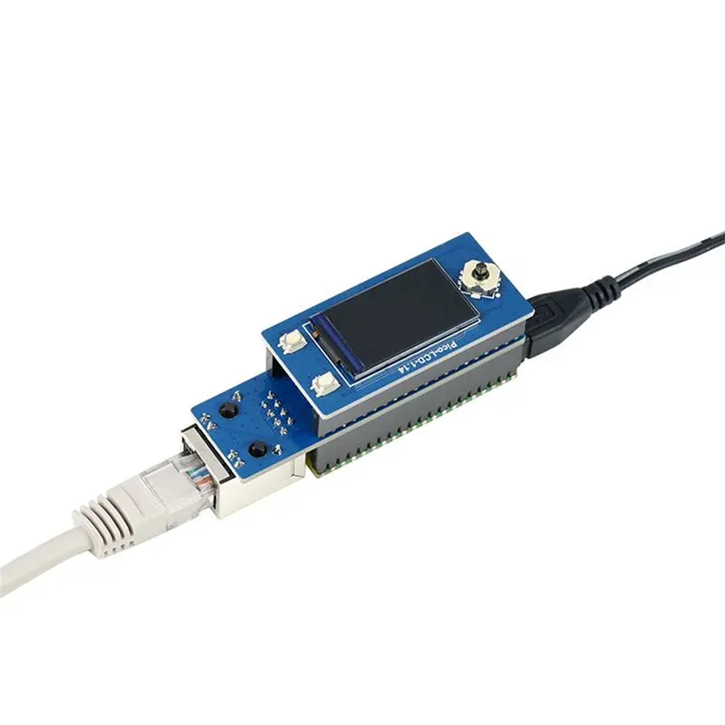 A43M For Raspberry Pi PICO Network Expansion Board 300Bps-921.6Kbps TCP/UDP Picow RJ45 Network Port Expansion Board