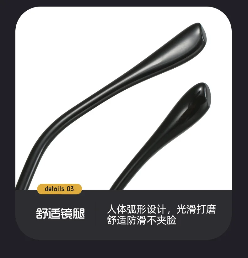 Neue Titan Legierung Rahmen Glas Lesebrille Für Männer High Definition Augenschutz Echtes Metall Halb Rahmen Hohe Qualität Busi – Detail 18