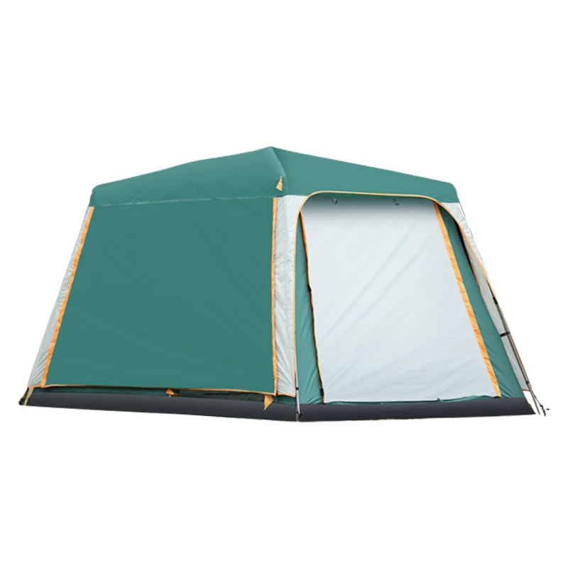 Automatic Waterproof Camping Family Party Tent, Double Layer, Aluminum Pole, High Quality, 330*240*180cm, 4-6 Person