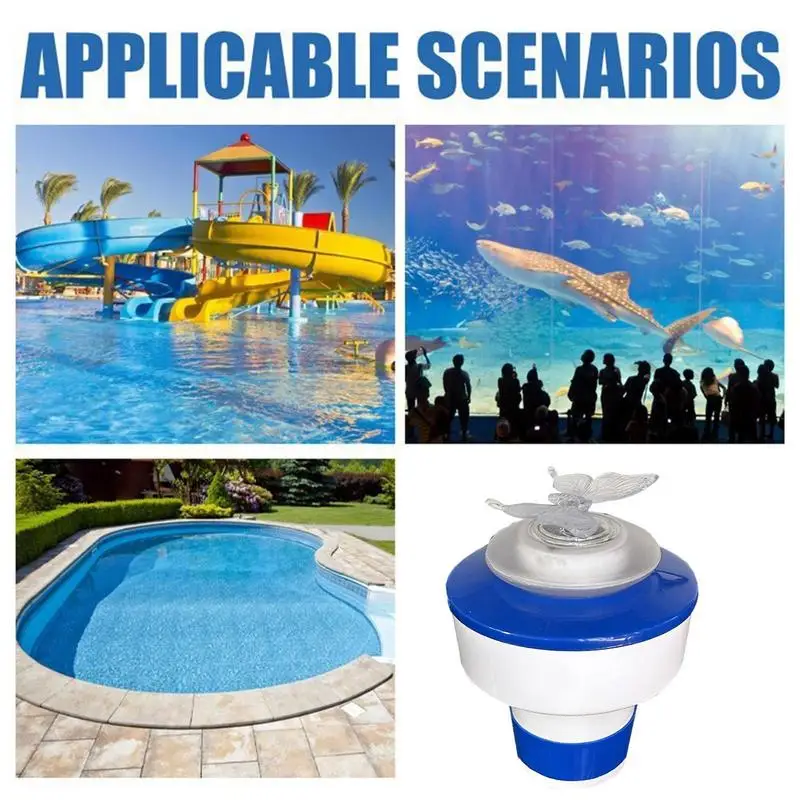 Floating Pool Lights For Swimming Pool Waterproof Swimming Pool Solar Lights With 7 Colors Solar Powered Floating Pool Lights