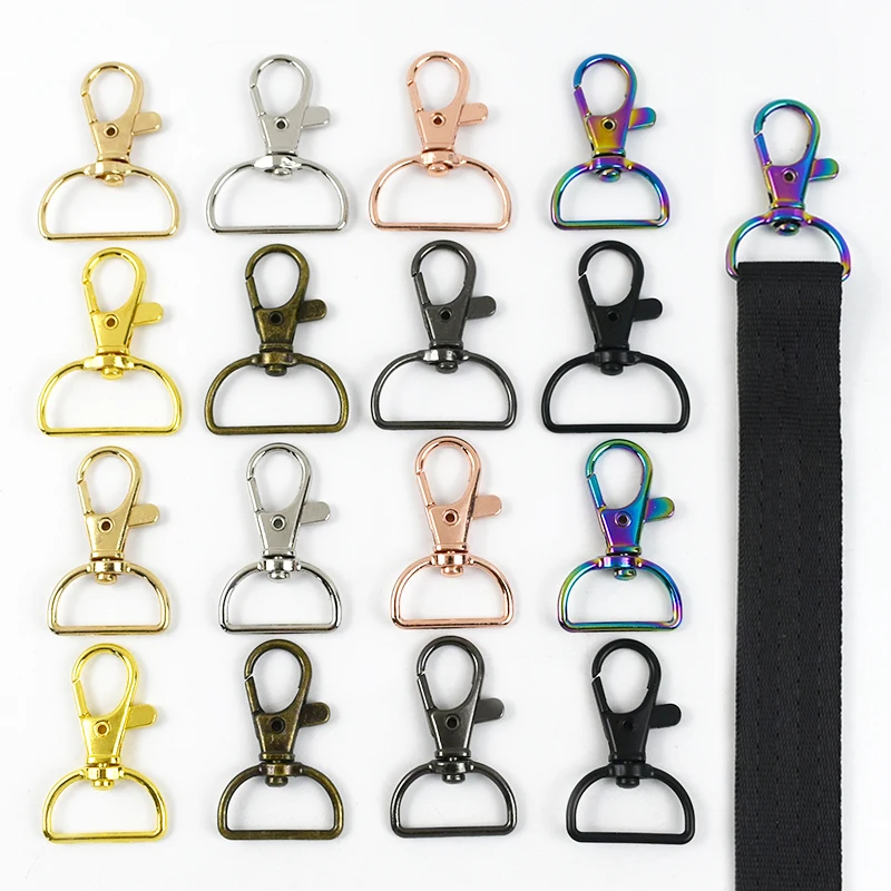 

10-50Pcs Meetee 20/25mm Swivel Lobster Buckle Metal Snap Hook Trigger Clip Clasp Bag Hanger Buckles Keychain DIY Accessories