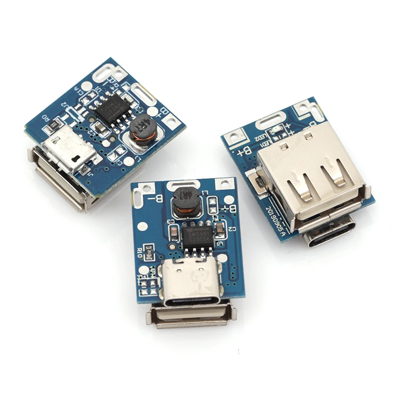 5V 1A Step Up Power Supply Boost Converter Module Lithium Battery Charging Protection Board LED Display MICRO USB Charger DIY