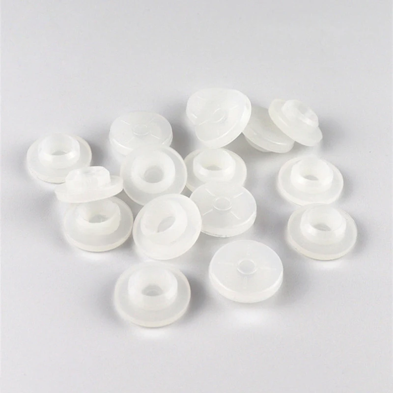 

1000pcs/lot 20mm Silicone Rubber Stopper Plug for medical glass bottle Vials