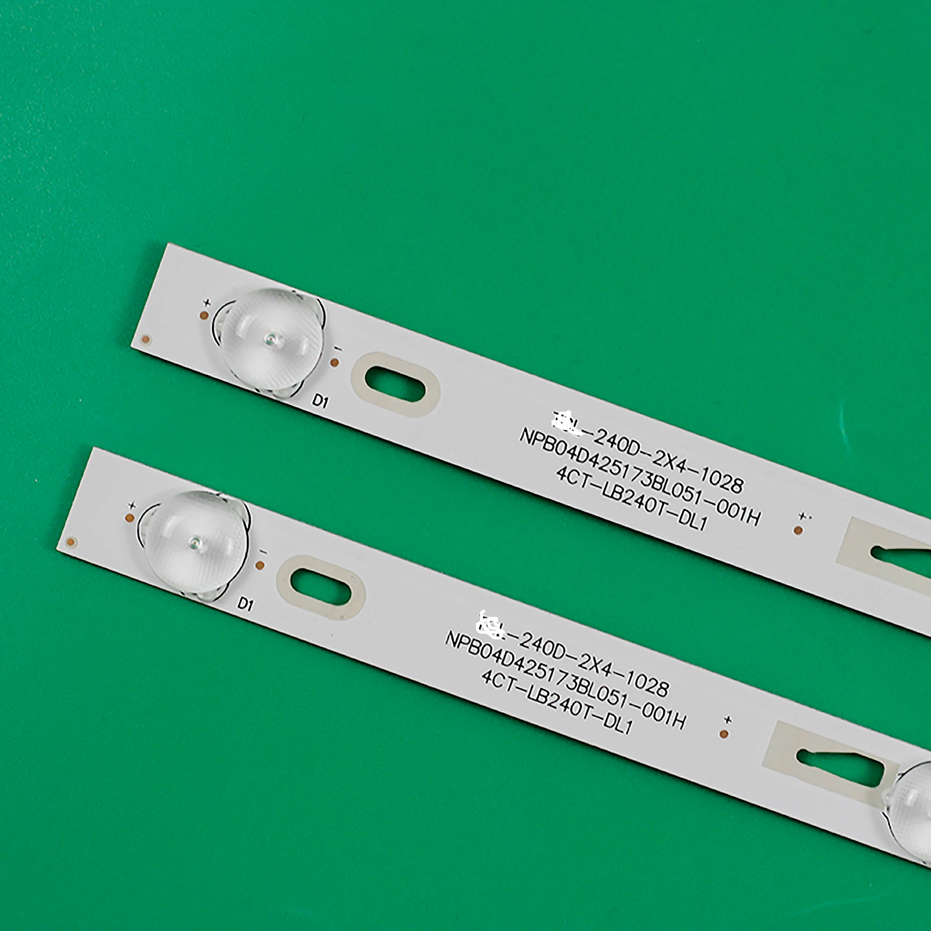 2Pcs/Set 24 inch TV LED Backlight Strip for TCL-240D-2X4-1028 T24D16DH-02B 4CT-LB240T-DL1 NPB04D425173BL051-001H