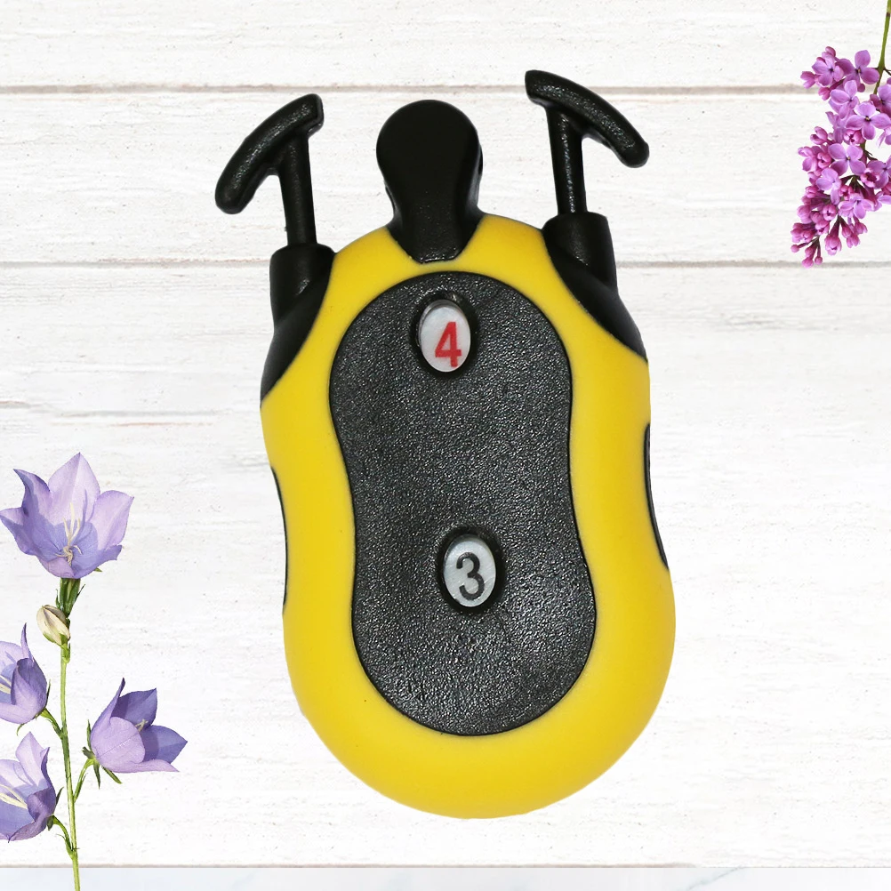 

Mini Golf Scorer Durable Plastic Score Counter Compact Stroke Putt Counter Pocket Size Chain Attachable No For 2 Players