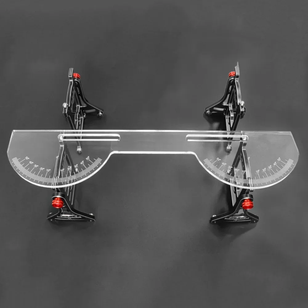 Metal Set Up System for Car Steering Track Rod Measuring Tool Adjustable Ruler for 1:10 Remote Control Toy Maintenance