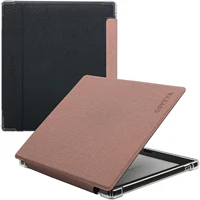 Funda para Onyx Boox Go 7 / Go Color 7 (Gen 1 y 2, 2024/2025) Auto Wake/Sleep Slim Funda a prueba de golpes de 7"" - Parte trasera transparente de TPU