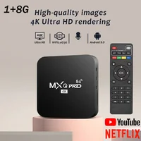 TV Box Inteligente Android 9 2026 5G HD 4K HDR, TV Stick MXQ PRO H313S Wifi, Control Remoto, Set Top Box KowanKit