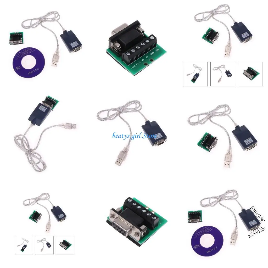 

C7AB USB to RS485 DB9 COM Serial Port Device Converter Adapter Cable PL2303