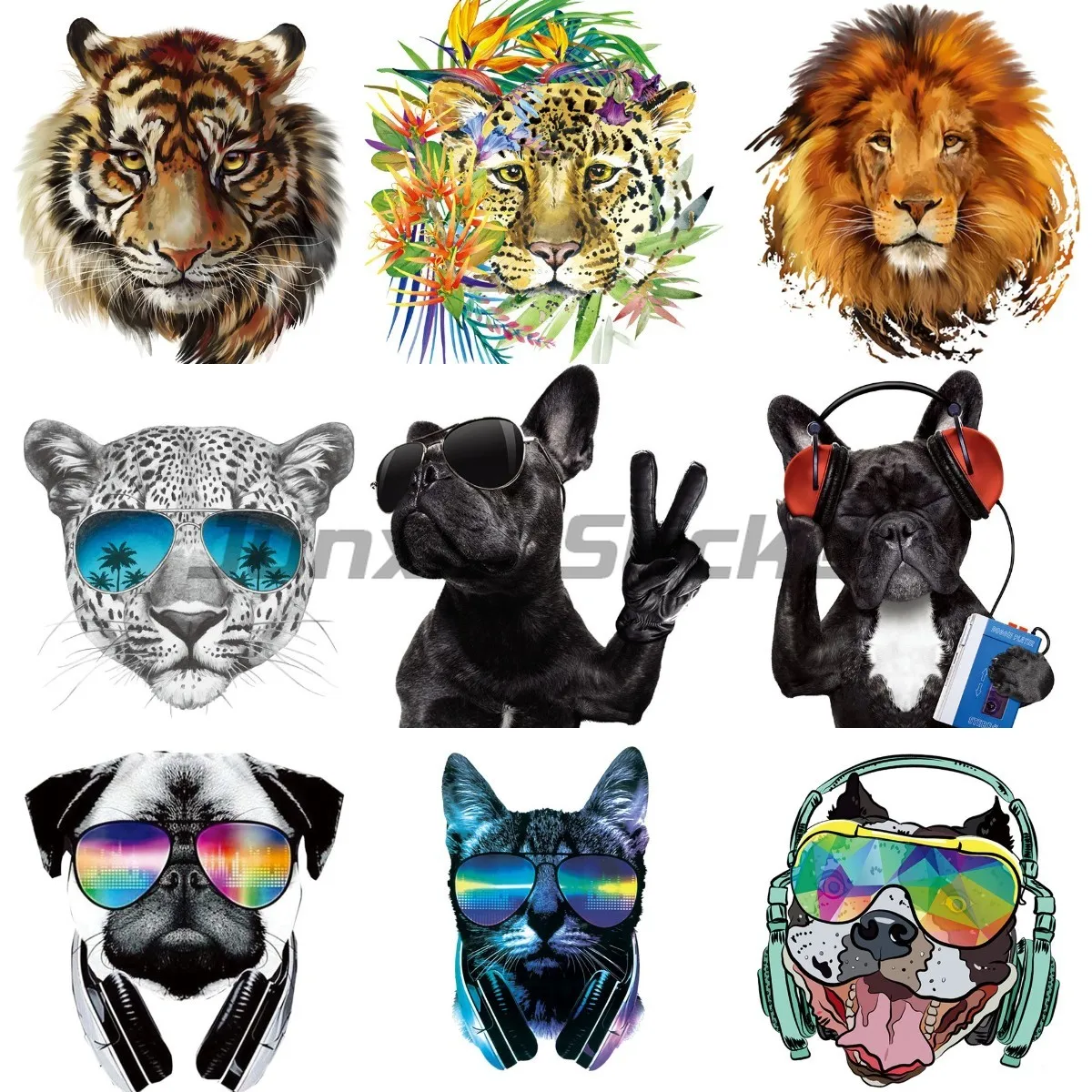 

Personality Funny Dogs Animals Decal Vinyl Truck Car Bumper Car Window Laptop Wall Helmet Customizable